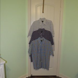 3 Jos. A. Bank Short Sleeve Button Downs